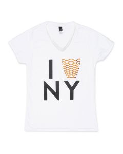 Womens ''I Love NY''  V-neck Tee